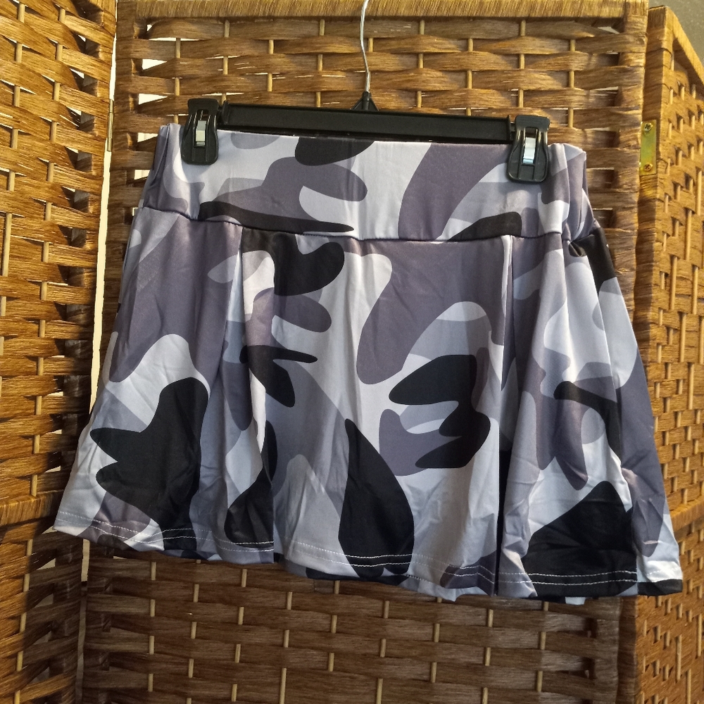 Athletic Mini Skort Tennis Golf Volleyball Stretchy Skirted Shorts